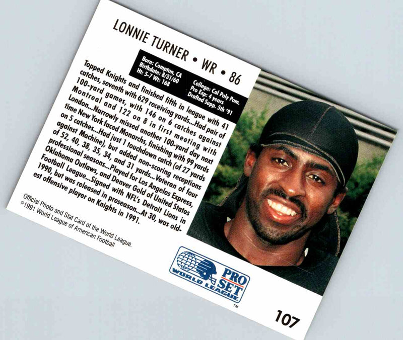 1991 Proset World League Lonnie Turner