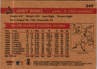 2001 Fleer Tradition Andy Benes #349