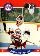 1990 Pro Set Stephane Beauregard