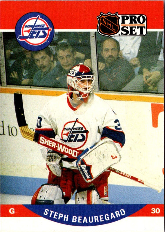 1990 Pro Set Stephane Beauregard #648 Rookie