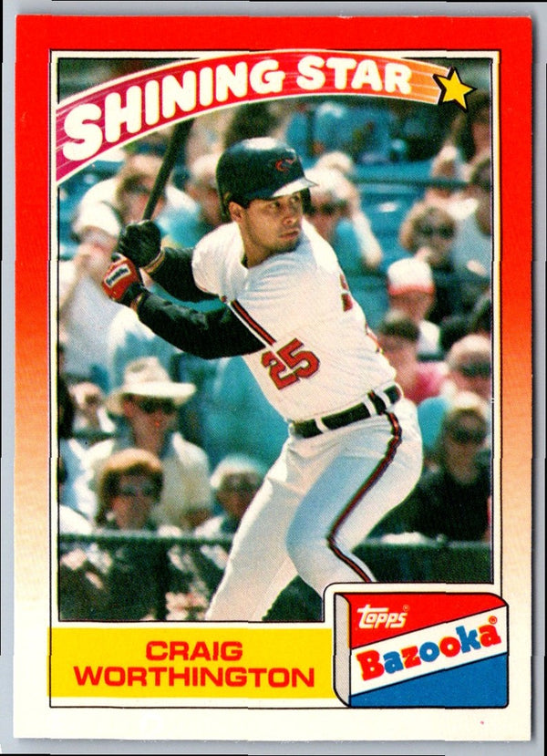 1990 Topps Bazooka Craig Worthington #15