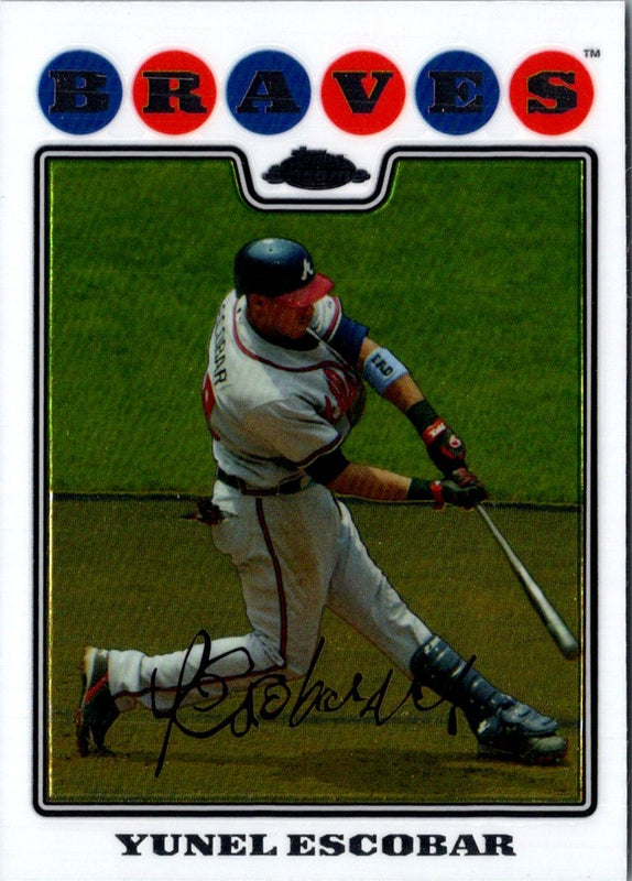 2008 Topps Chrome Yunel Escobar #53