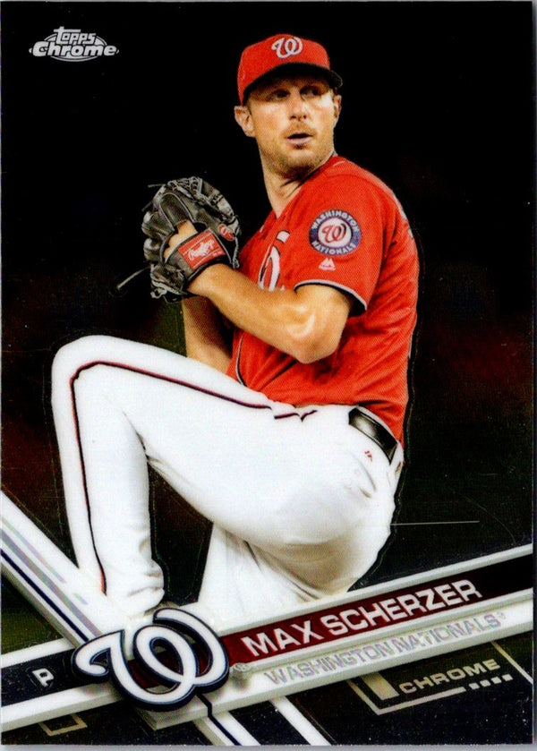 2017 Topps Chrome Max Scherzer #159