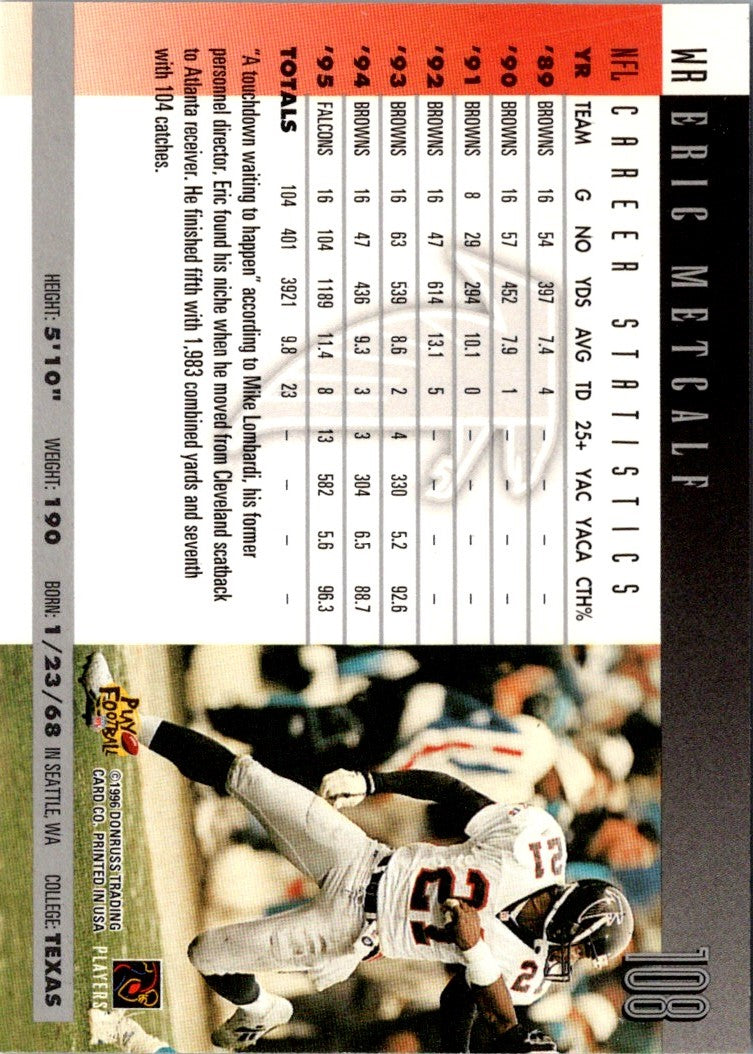 1996 Donruss Press Proofs Eric Metcalf
