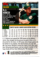 1999 Topps AJ Hinch