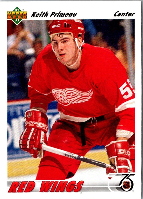 1991 Upper Deck Keith Primeau #258B