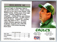 1992 Proset Rich Kotite #288