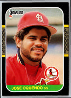 1987 Donruss Jose Oquendo #510