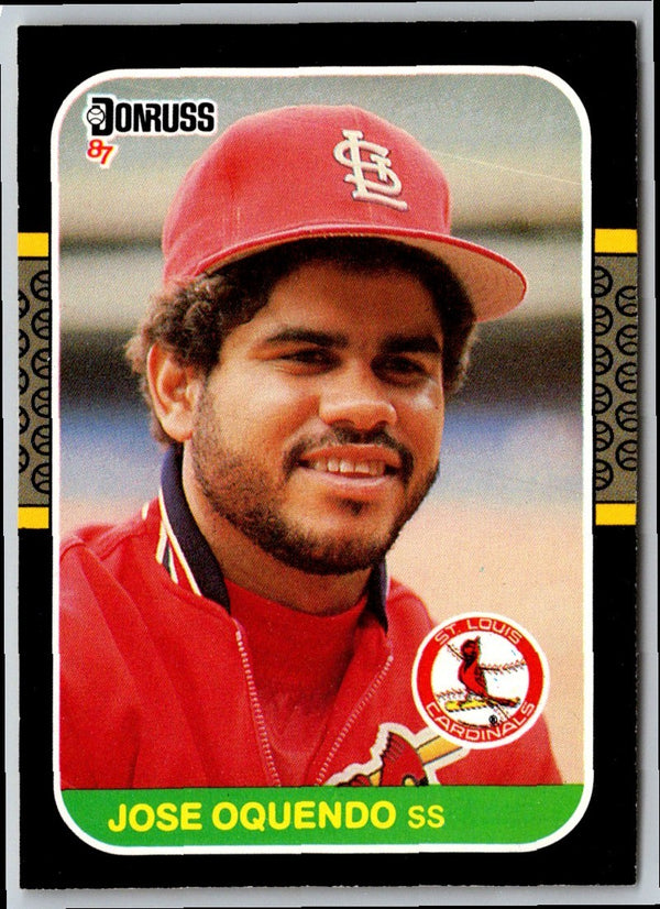 1987 Donruss Jose Oquendo #510