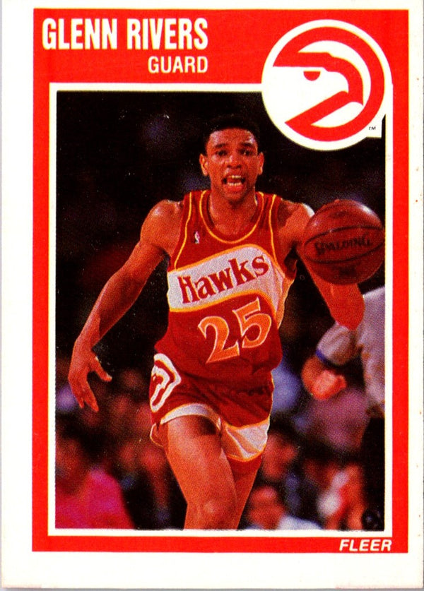 1989 Fleer Glenn Rivers #5