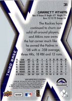 2009 Upper Deck X Die Cut Garrett Atkins #31