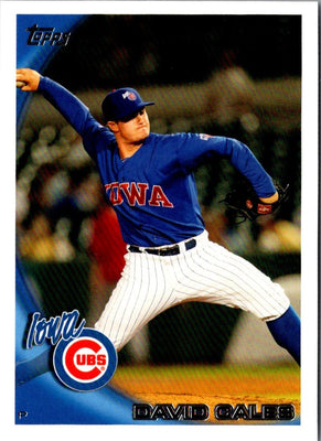2010 Topps Pro Debut David Cales #302