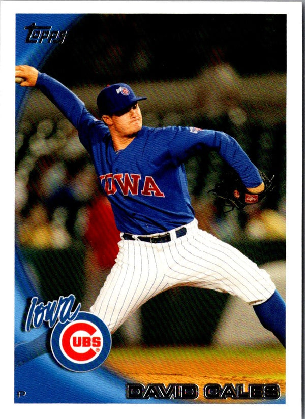 2010 Topps Pro Debut David Cales #302