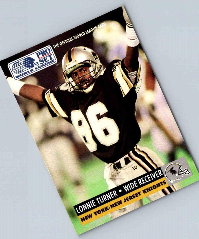 1991 Proset World League Lonnie Turner #107