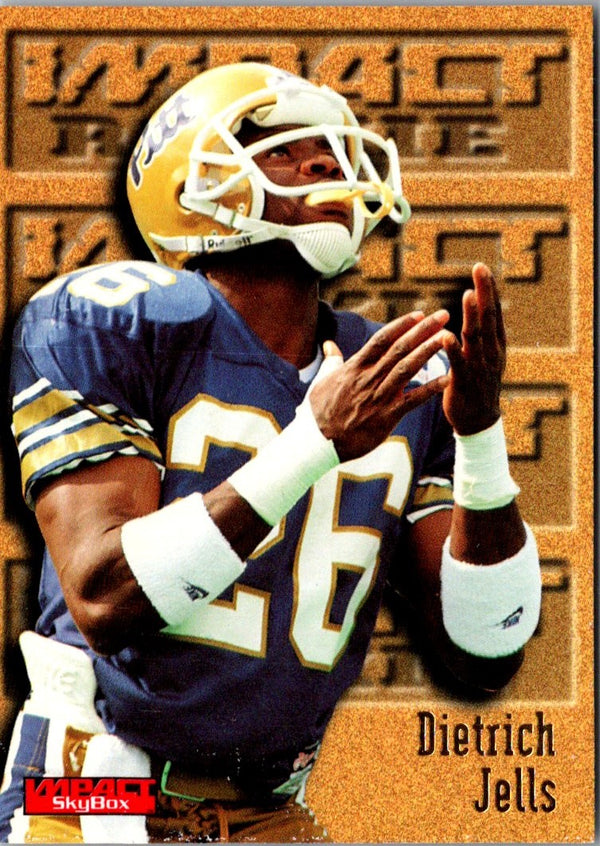 1996 SkyBox Impact Dietrich Jells #166 Rookie