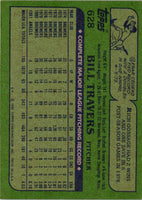 1982 Topps Bill Travers #628