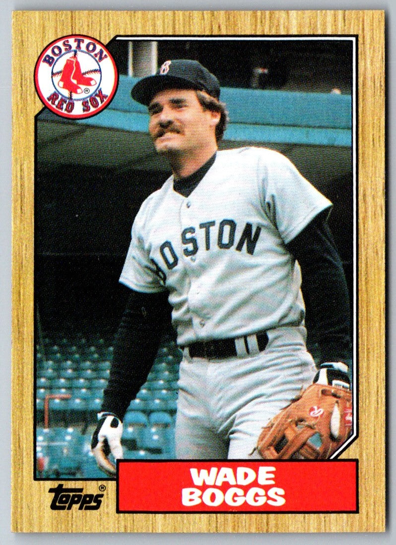 1987 Topps Wade Boggs