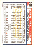 1991 Fleer Bill Gullickson #508