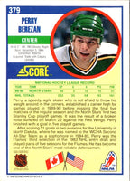 1990 Score Perry Berezan #379 Rookie