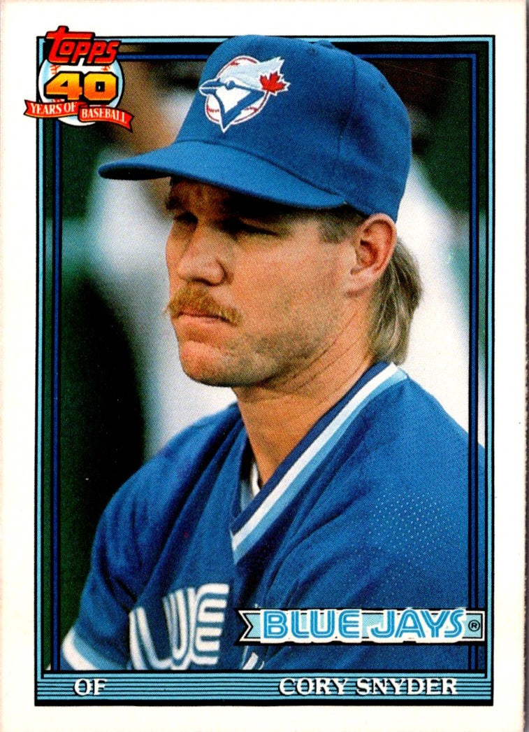 1991 Topps Traded Cory Snyder