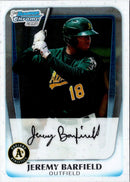 2011 Bowman Chrome Prospects Jeremy Barfield