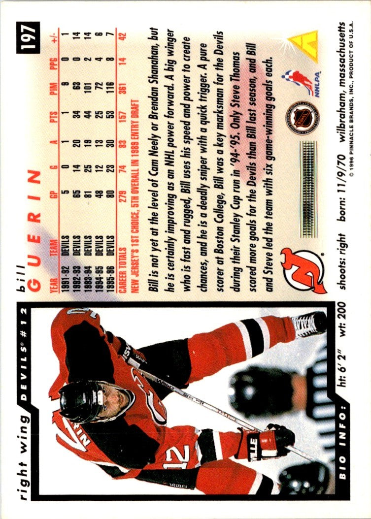 1996 Score Bill Guerin