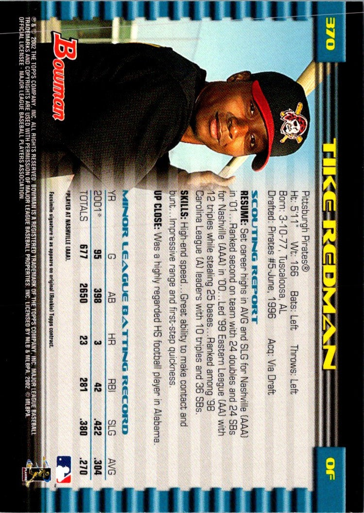 2002 Bowman Tike Redman