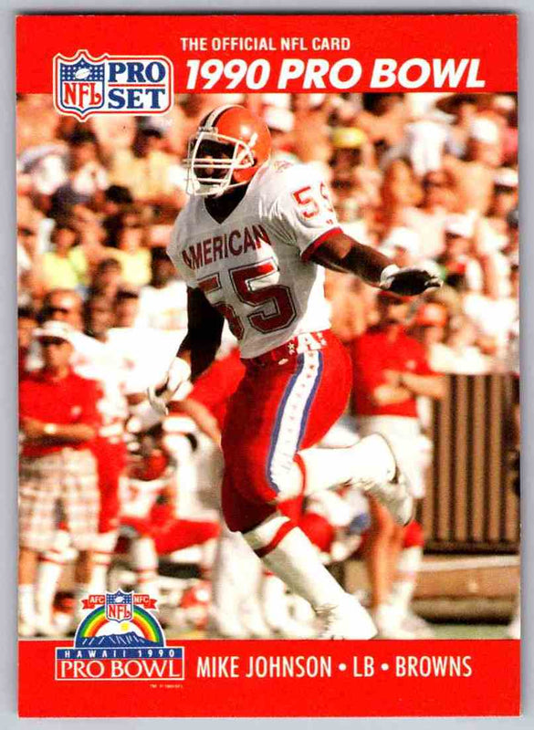 1990 Pro Set Mike Johnson #347