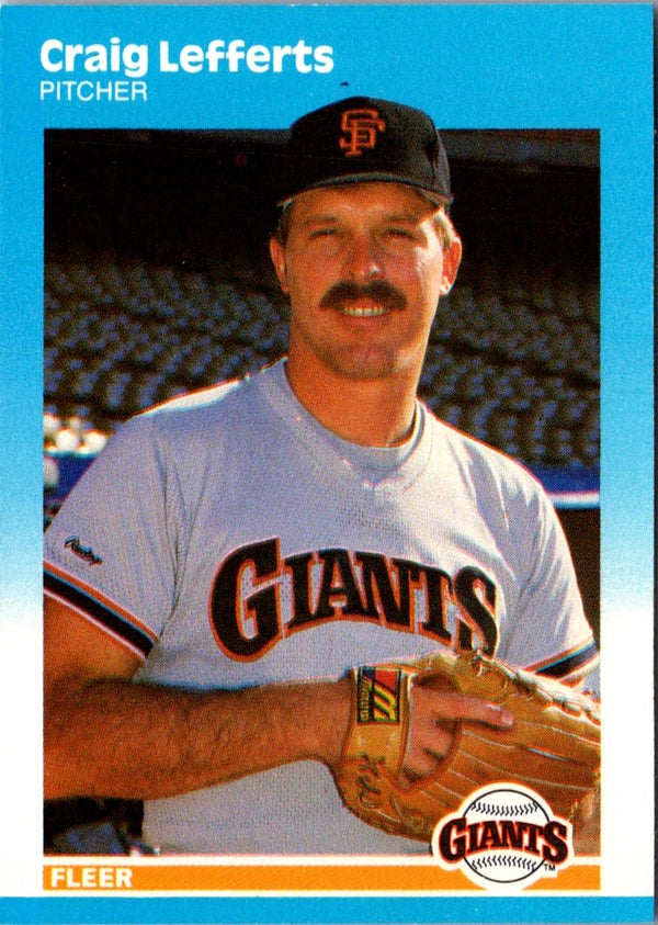 1987 Fleer Update Glossy Craig Lefferts #U-64