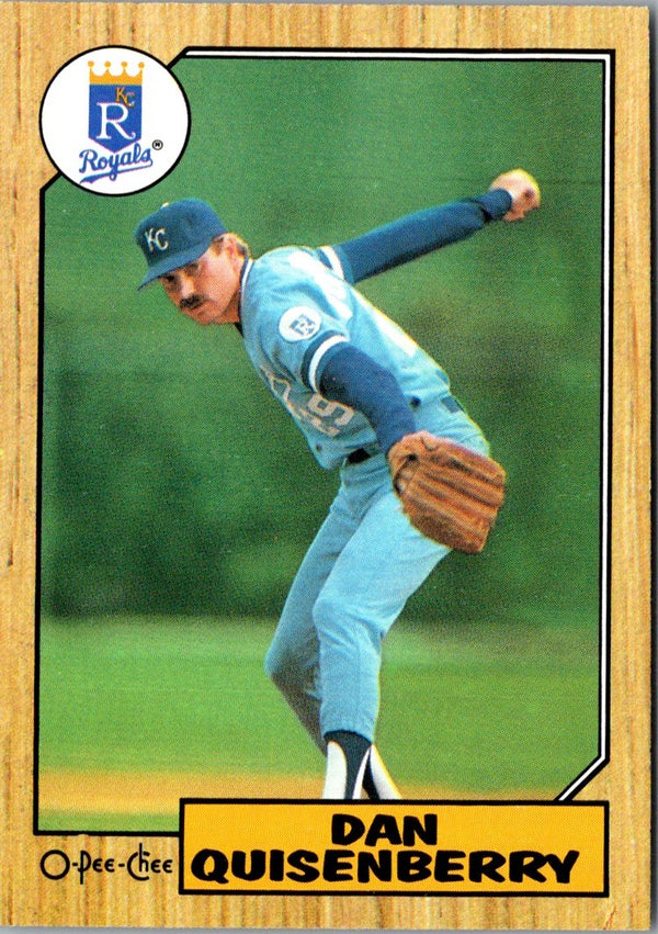 1987 O-Pee-Chee Dan Quisenberry #15