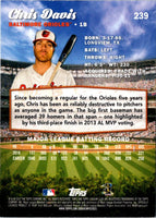 2017 Stadium Club Chris Davis #239