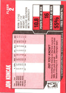 1989 Fleer Jon Koncak