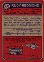 1973 Topps Rudy Redmond #331