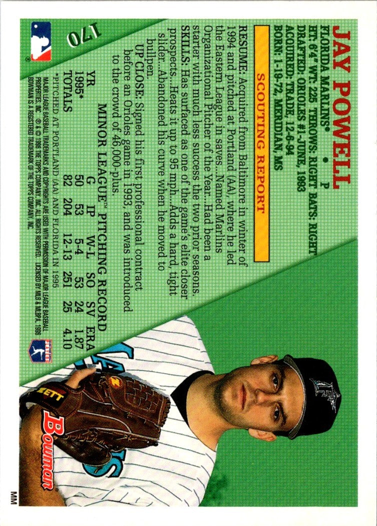 1996 Bowman Jay Powell