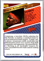 1993 Topps Bruce Armstrong #609