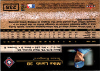 2001 Fleer Triple Crown Mike Lamb #235