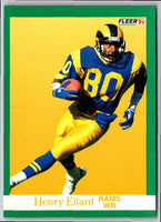 1991 Fleer Henry Ellard #266