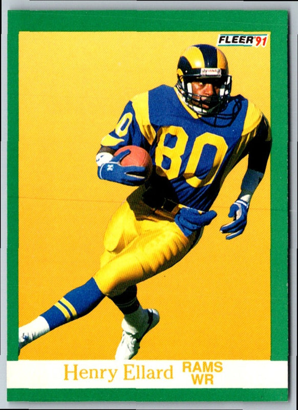 1991 Fleer Henry Ellard #266