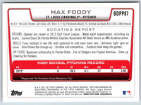 2012 Bowman Max Foody #BDPP87