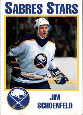 1993 NOCO Buffalo Sabres Jim Schoenfeld #NNO