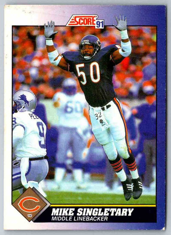 1991 Score Mike Singletary #6