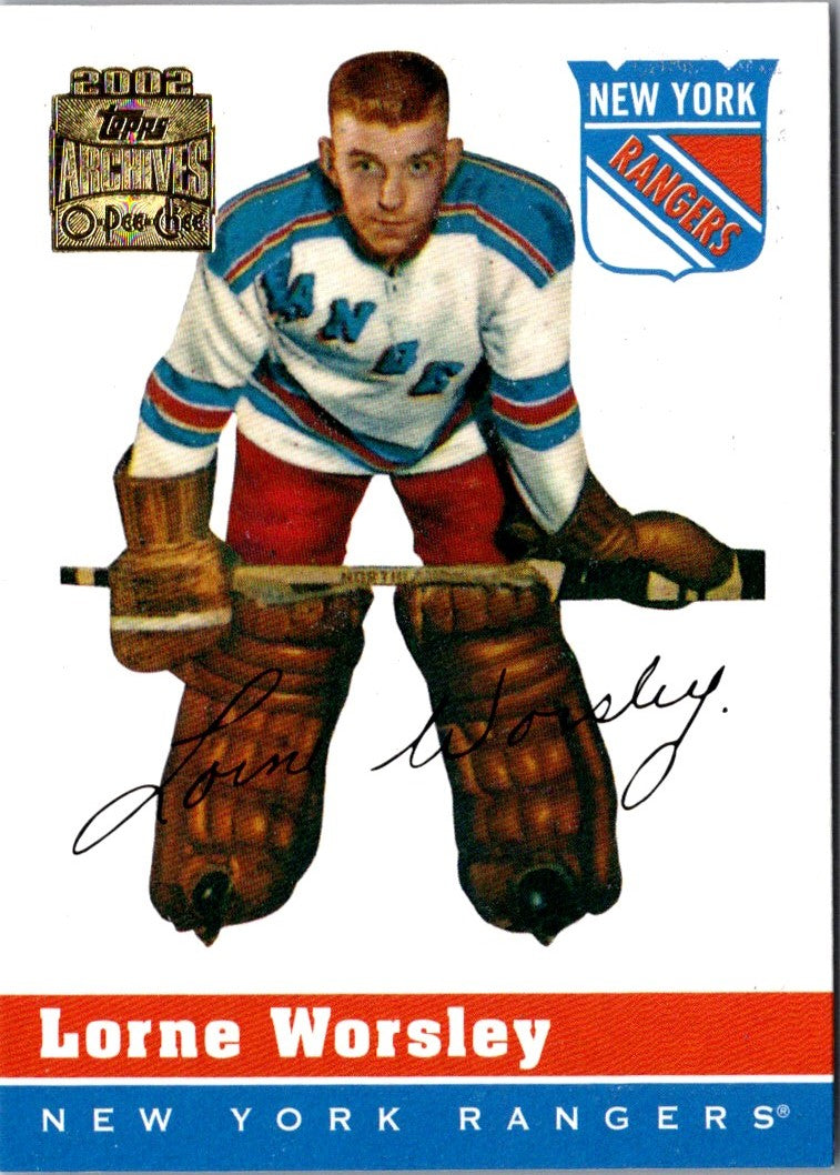 2002 Topps Rookie Archives Gump Worsley