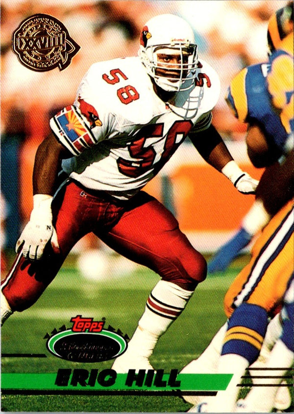 1993 Stadium Club Super Teams Bowl Eric Hill #487