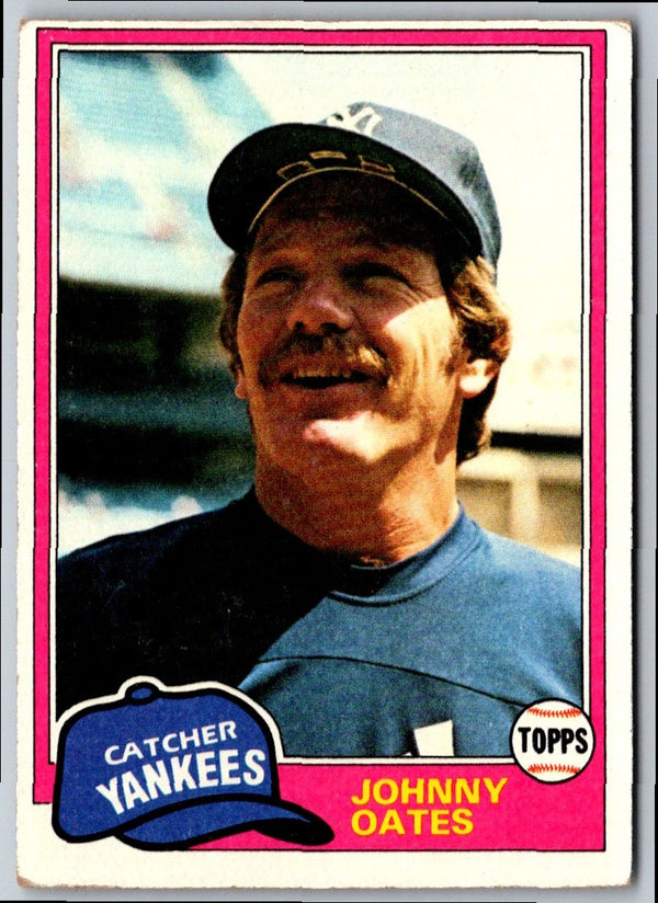 1981 Topps Johnny Oates #303