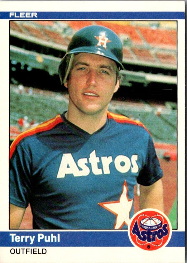 1984 Fleer Terry Puhl #235