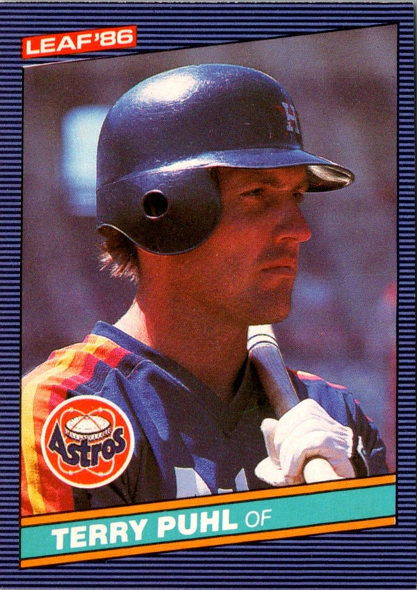 1986 Leaf Terry Puhl #138