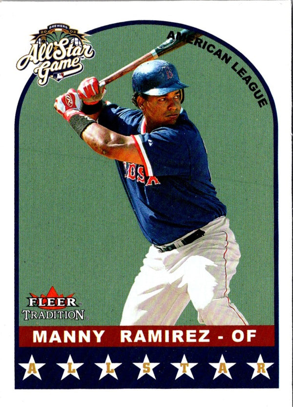 2002 Fleer Tradition Update Manny Ramirez #U313