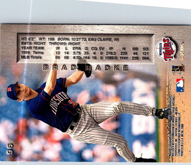 2000 Metal Brad Radke