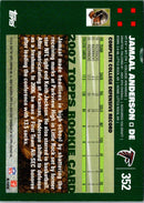 2007 Topps Chrome Jamaal Anderson