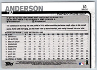 2019 Topps Chicago White Sox Tim Anderson #WS-3